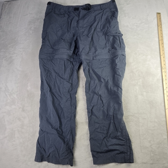 REI Hiking Pants Mens Large Lx32 Blue  Convertible Cargo Hiking Pants - Picture 1 of 8